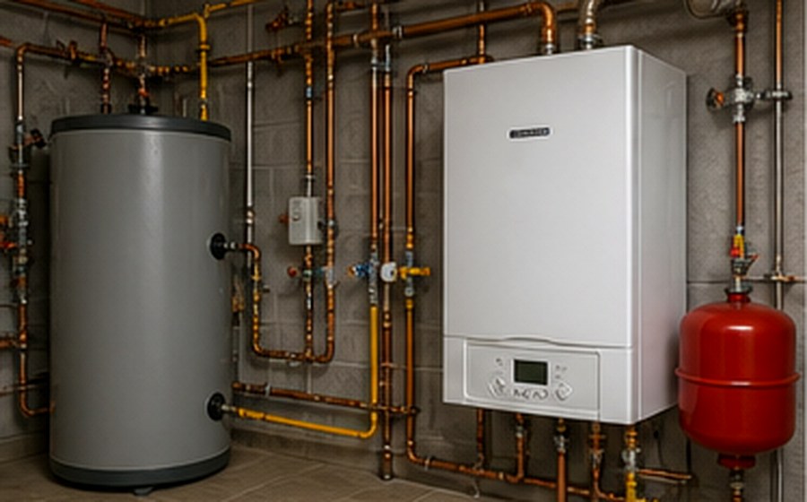 Установка дымохода газового котла в частном доме